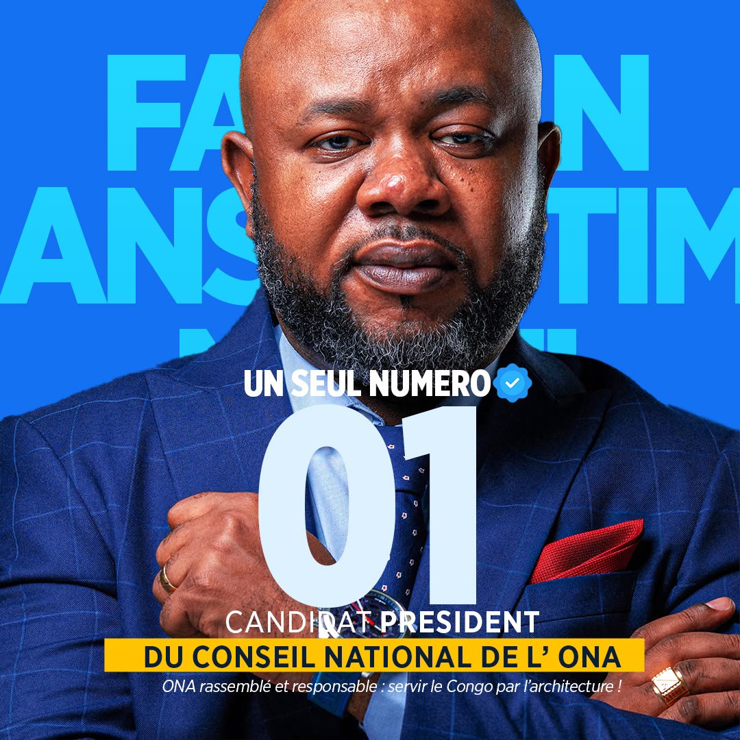 Fanfan Mansiantima Ndefi — candidat numéro 01 à la présidence du Conseil national de l’ONA